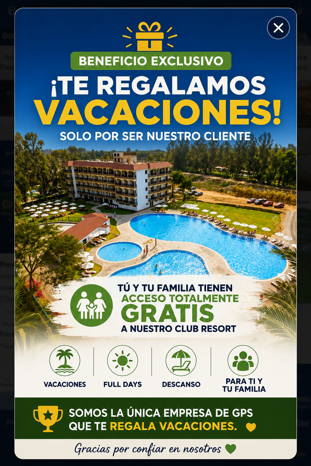 Club Resort GPS Alarma Inteligente